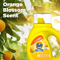 Détergent à lessive liquide Tide Simply Tout-en-un, parfum Fleur d’oranger, 24 brassées