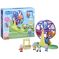 Peppa Pig Toys Peppa's Fun Fair, 6-Piece Peppa Pig Playset with Ferris Wheel and 3 Peppa Pig Figures, Kids Toys