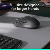 Logitech Signature M650 L Souris Sans Fil Grande Taille, Pour Mains Larges, Graphite