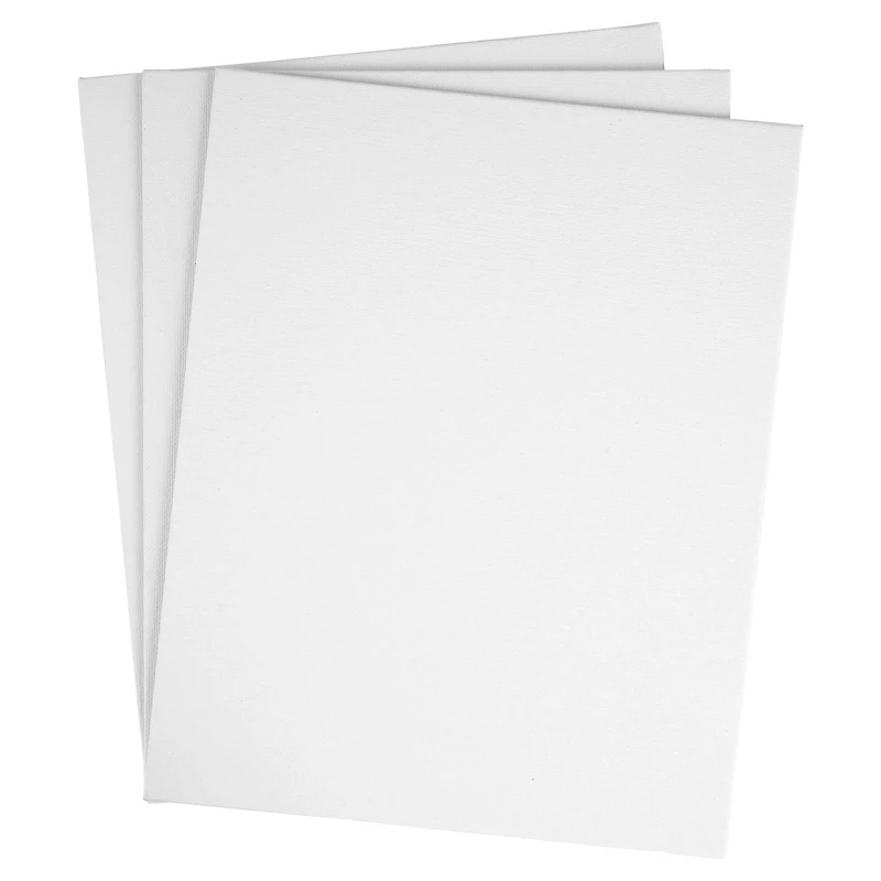 HELLO HOBBY CANVAS PANELS 3 PACK 8 in. x 10 in. EACH, 8 in. x 10 in. EACH