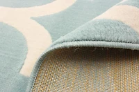 Tapis ECARPET Moderne pour Salle à Manger, Salon, Chambre Arbour Bleu