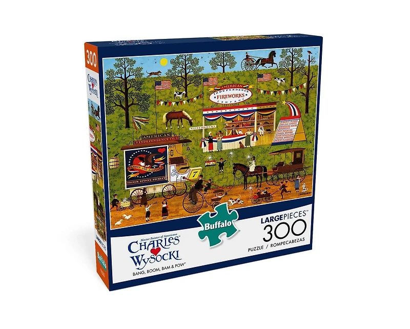 Buffalo Games - Le puzzle Charles Wysocki - Bang, Boom, Bam & Pow - en 300 pièces