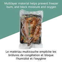 Rouleau d’emballage sous vide extensible FoodSaver de 27,9 cm x 4,89 m (11 po x 16 pi), 1 unité 1 unité