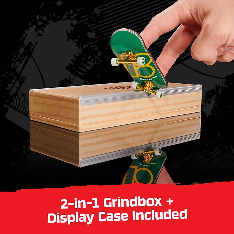 Tech Deck Plan B Pro Series, Fingerboard avec présentoir, conçu pour les pros ; Mini skateboards authentiques, jouets pour enfants à partir de 6 ans