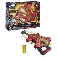 Marvel Spider-Man Web Bolt NERF Blaster, jouet pour enfants, design inspiré du film, comprend 3 fléchettes Elite Nerf, pour les enfants de 5 ans et plus À partir de 4 ans