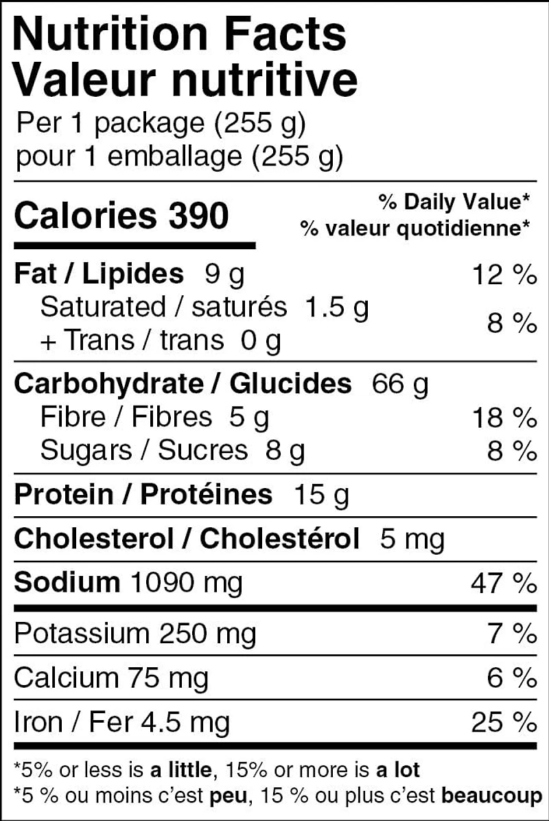 Chow mein aux légumes Ajinomoto 255 g Chow Mein