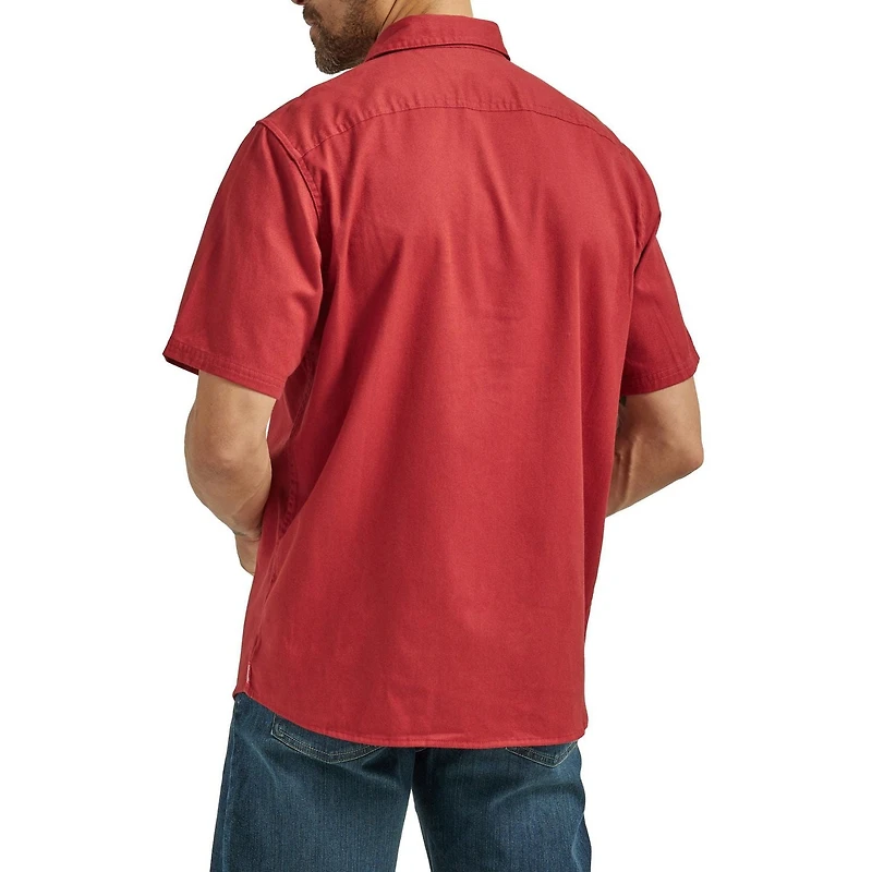 Wrangler Short Sleeve Woven Solid Shirt