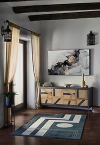 ECARPET Erisa Tapis pour Salon, Chambre, Salle A Manger, Entrée, Couloir et Plus Encore.