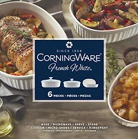 CorningWare® French White® 6 Piece Bakeware Oval Set, 6 Piece Set