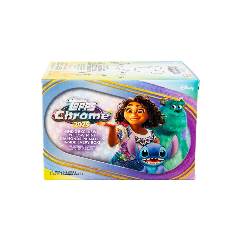 2025 Topps Disney Chrome Trading Cards Blaster Box