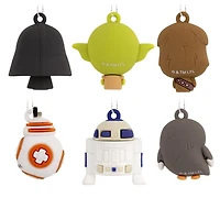 Hallmark Mini Christmas Ornaments (Star Wars Shatterproof), Set of 6