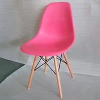 Chaise en bois rose foncé Heavenly Collection, lot de 6