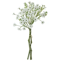 Ensemble de 3 Tiges de Fleurs de Gypsophile Artificielles 11 pouces de hauteur / 12-13  gramme