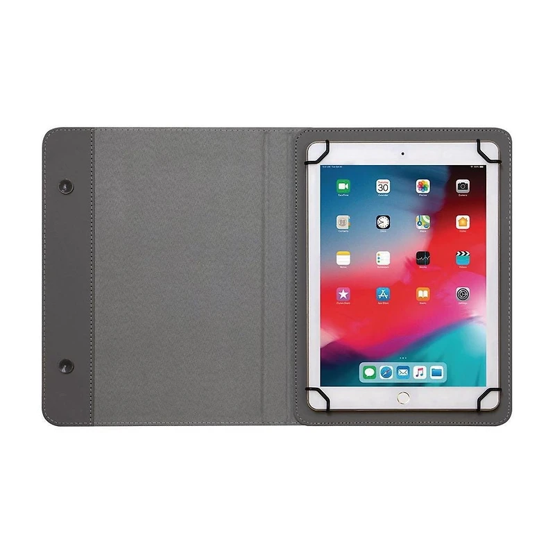Merkury Innovations Universal Tablet Case for 7-8 inch devices Silver Iridescent