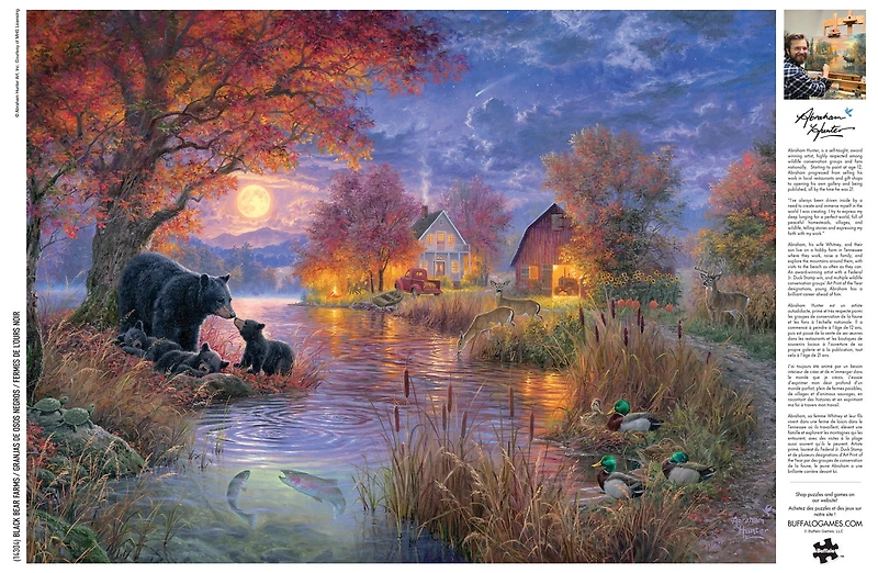 Buffalo Games Le puzzle Black Bear Farms en 1000 pièces