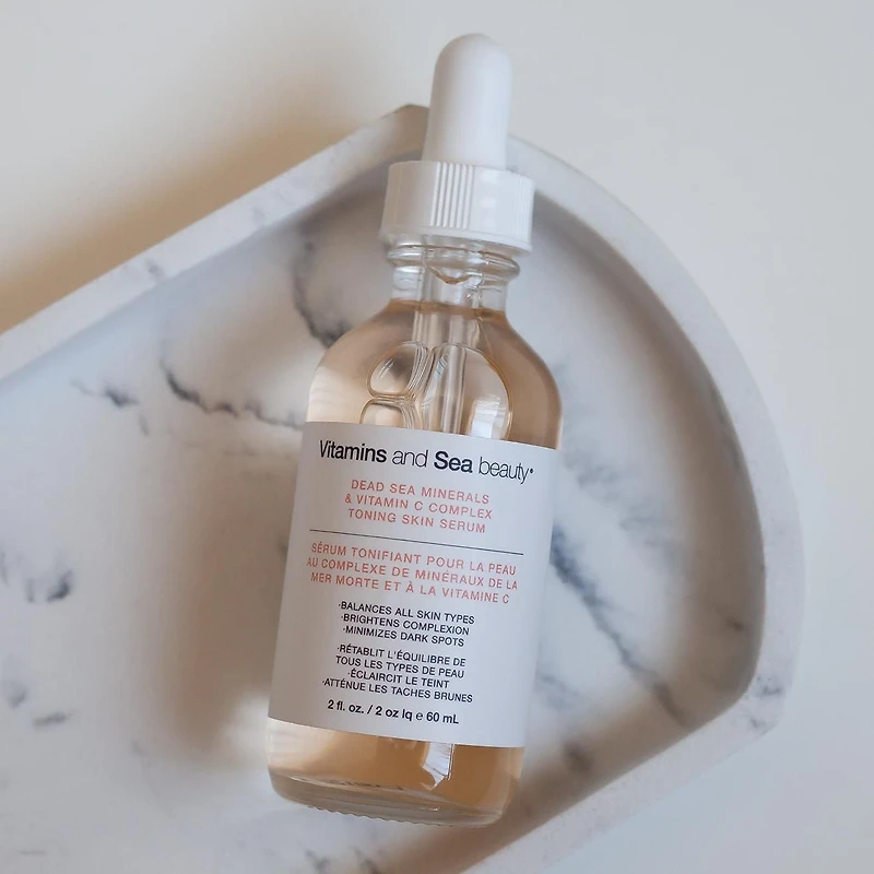 Vitamins and Sea beauty Toning Dead Sea Minerals and Vitamin C Complex Skin Serum