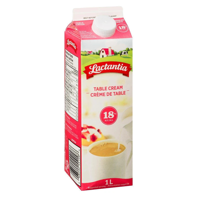 Lactantia Crème de Table 18% 1lt