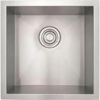 American Imaginations 17 pouces. W Évier à linge en acier inoxydable avec 1 bac et calibre 18AI-34407