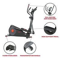 Sunny Health & Fitness Pre-Programmed Elliptical Trainer - SF-E320001