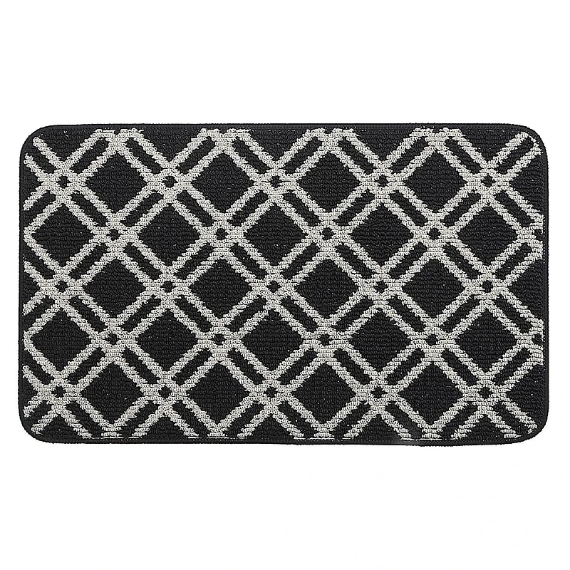 IH Casa Decor Diamond Tufted Floor Mat Asstd 3' X 4' - Set of 4