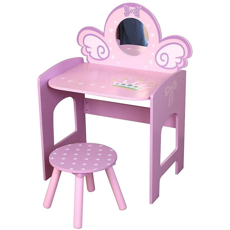 Ensemble de coiffeuse licorne