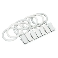 Anneaux à pince à rideaux blanche Mainstays de 2,5 cm (paquet de 7)