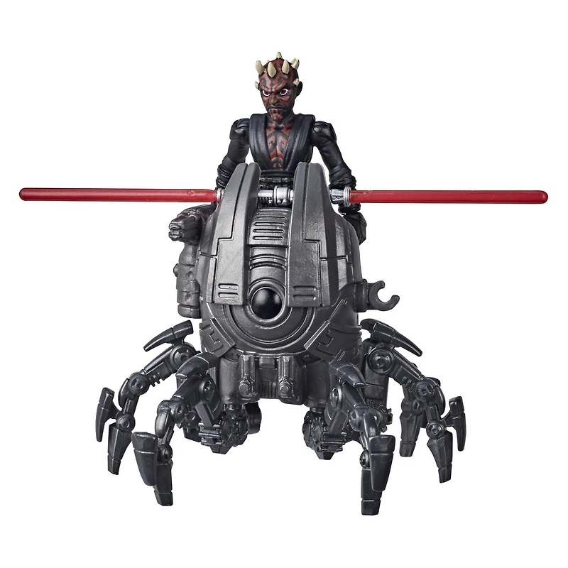 Star Wars Mission Fleet Gear Class Darth Maul Sith Probe Pursuit 2.5-Inch-Scale Figure and Vehicle, Toys for Kids Ages 4 and Up