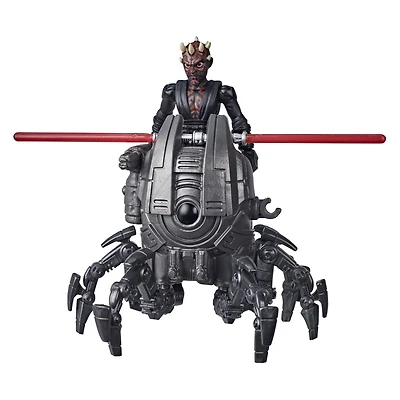 Star Wars Mission Fleet Gear Class Darth Maul Sith Probe Pursuit 2.5-Inch-Scale Figure and Vehicle, Toys for Kids Ages 4 and Up