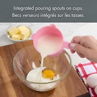 Ensembles 10 pièces de Cuillères et Tasses à mesurer, Rose