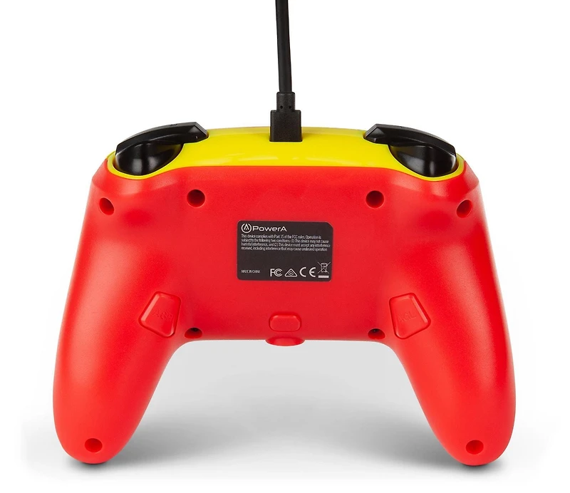 Manette câblée améliorée PowerA Pokémon pour Nintendo Switch,  Pikachu Pop Art