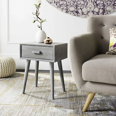 Safavieh Lyle 1 Drawer Casual Glam Accent Table