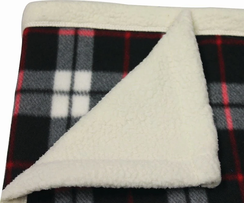 Couverture de Camping Confortable en Polaire Sherpa North 49 - 50" x 60"