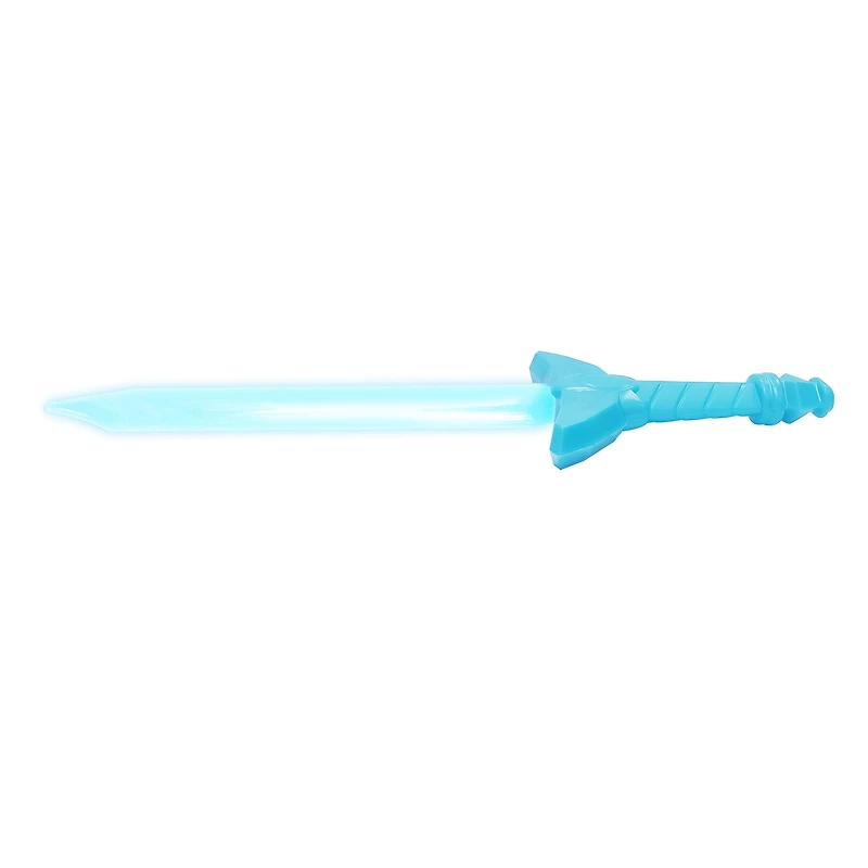 Étiquette fournisseur, Baguette lumineuse pour fête d'Halloween, 1 pièce, épée bleue, 26 cm