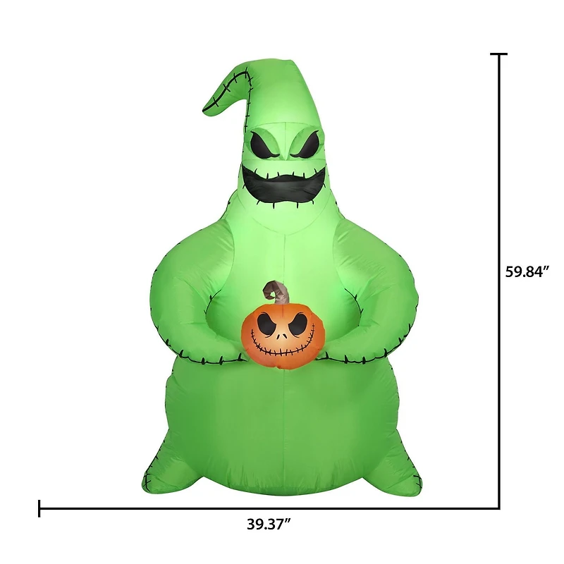 Oogie Boogie avec tête de citrouille Jack - Gonflable Décoration gonflable d'Halloween