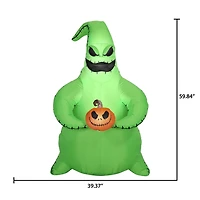 Oogie Boogie avec tête de citrouille Jack - Gonflable Décoration gonflable d'Halloween