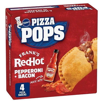 PillsburyMC Pizza Pops ÉDITION SPÉCIALE Frank's RedHot 4ct 4 pizza collations, 380 g