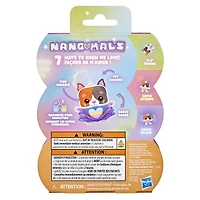 Hasbro Nano-mals Purrnelope la chatte tricolore, compagnon électronique