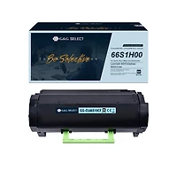 G&G Select Cartouche de toner reconditionnée de remplacement pour Lexmark 66S1H00 Noir