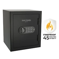 ONYX Series 15.75” Tall Home Safe, Steel Office Safe with Electronic Lock, Top Security Safe<br> With Electronic Lock & Fire Protection (1.01 Cu. Ft.) - SA-ONYX2
