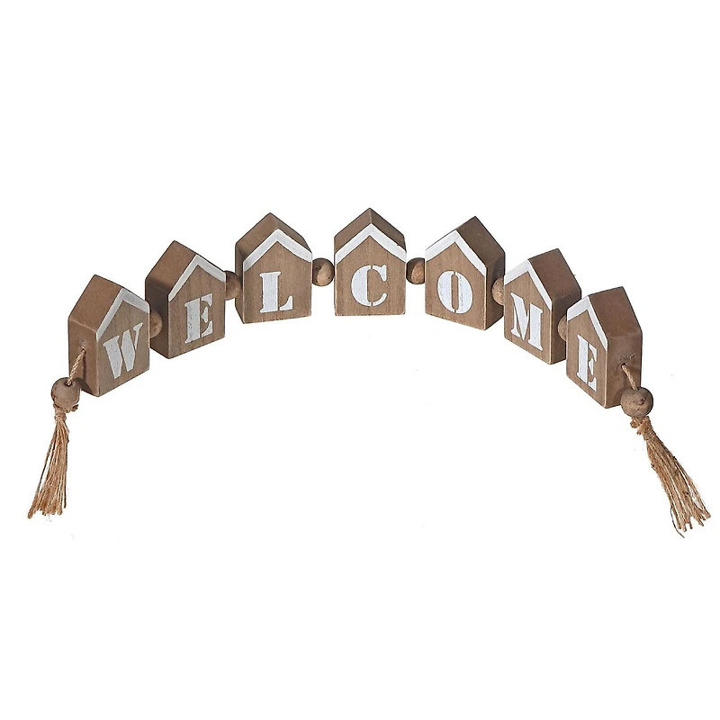 IH Casa Decor De Bienvenue House Block Stand En Perles