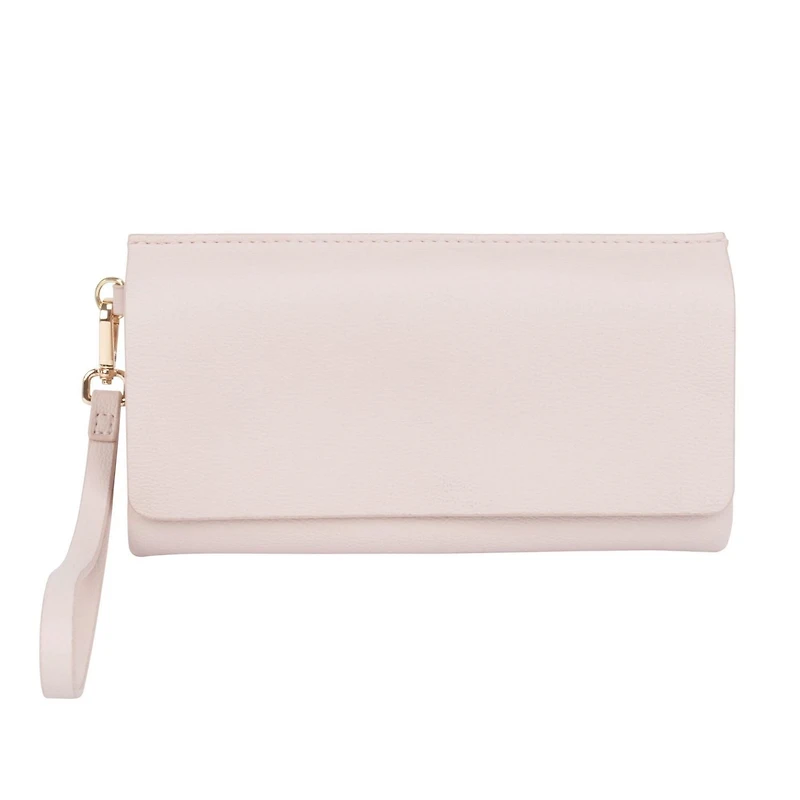 Time and Tru Ladies Flap Wristlet Clutch Wallet, Wristlet clutch wallet.