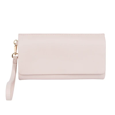 Time and Tru Ladies Flap Wristlet Clutch Wallet, Wristlet clutch wallet.