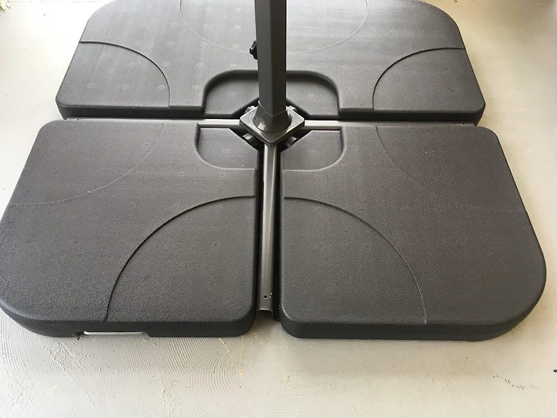 Poids de base du parapluie à bras croisés de 4 pièces
