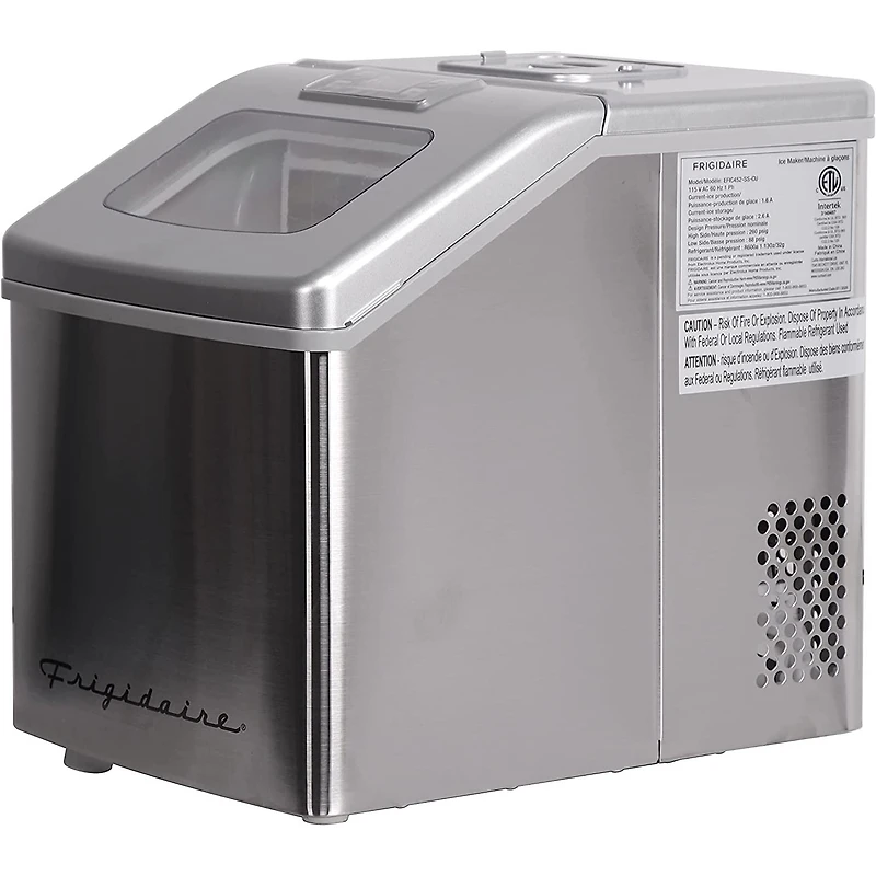 Machine à glaçons carrée, compacte et transparente de 40 lb avec fenêtre par Frigidaire