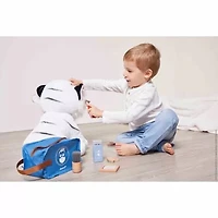 Janod - Children's Shving Kit - 7 Wooden Accessories + Bag - Imitation Toy - 3 Years