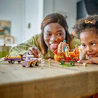 LEGO Friends Horse and Pony Trailer Playset, Building Toy for Kids, Includes Liann & Zoya & 2 Animal Figures, Creative Play Toy for Girls and Boys 4 Years Old and Up, 42634, Includes 105 Pieces, Ages 4+