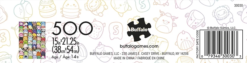 Buffalo Games Squishmallows Collage 500-Piece Interlocking Jigsaw Puzzle for Adults Ages 14-99 Years