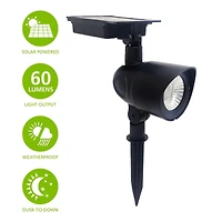 Mainstays 60 Lumen Solar Spotlight, Solar  60L Spotlight