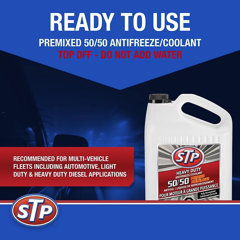 STP®- Antigel/liquide de refroidissement service intensif prémélangé 3,78 L