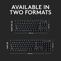 Logitech G413 SE Clavier Gaming Mécanique Grande Taille - Rétroéclairé avec Switches Mécaniques Tactiles